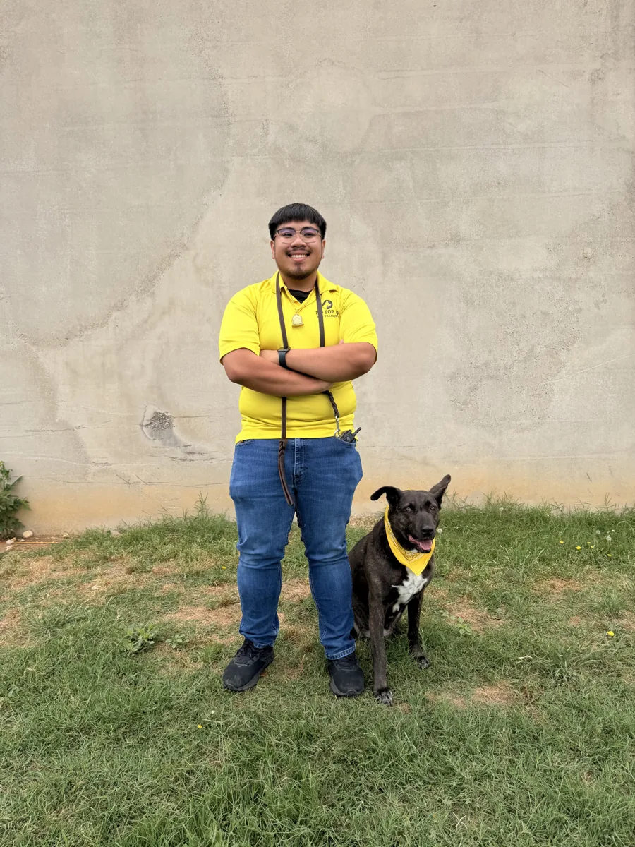 Jazz, senior trainer at Tip Top K9 DFW